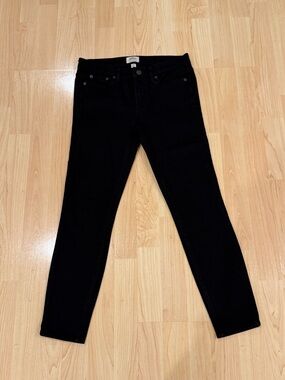 J.Crew Petite Toothpick Black Skinny Jeans — Size 26P